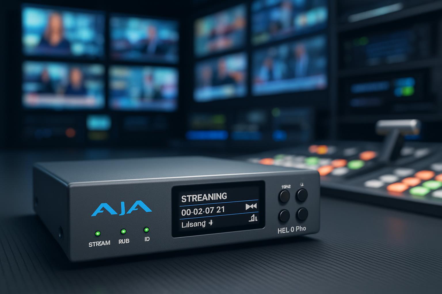 AJA HELO Plus Enables Ultra Low Latency Streaming